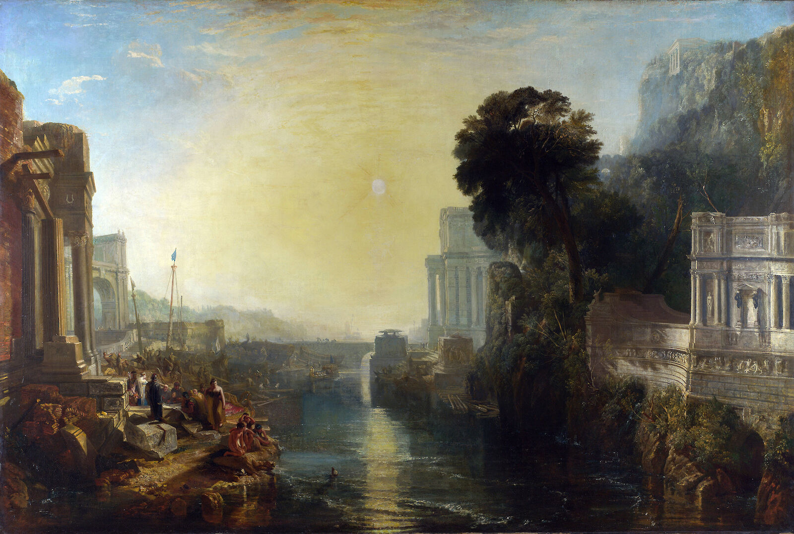 Dido Building Carthage By Joseph Mallord William Turner