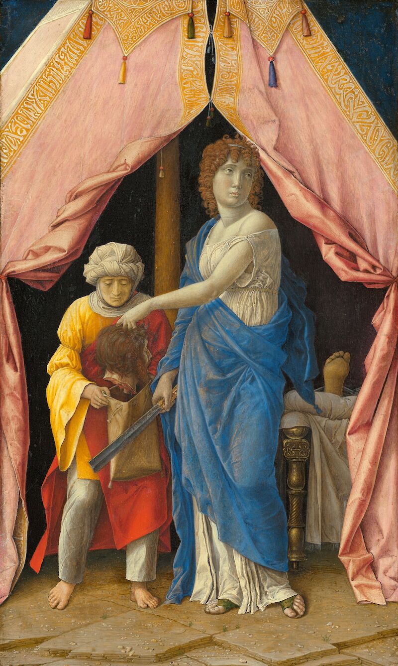 Judith with the Head of Holofernes scale comparison
