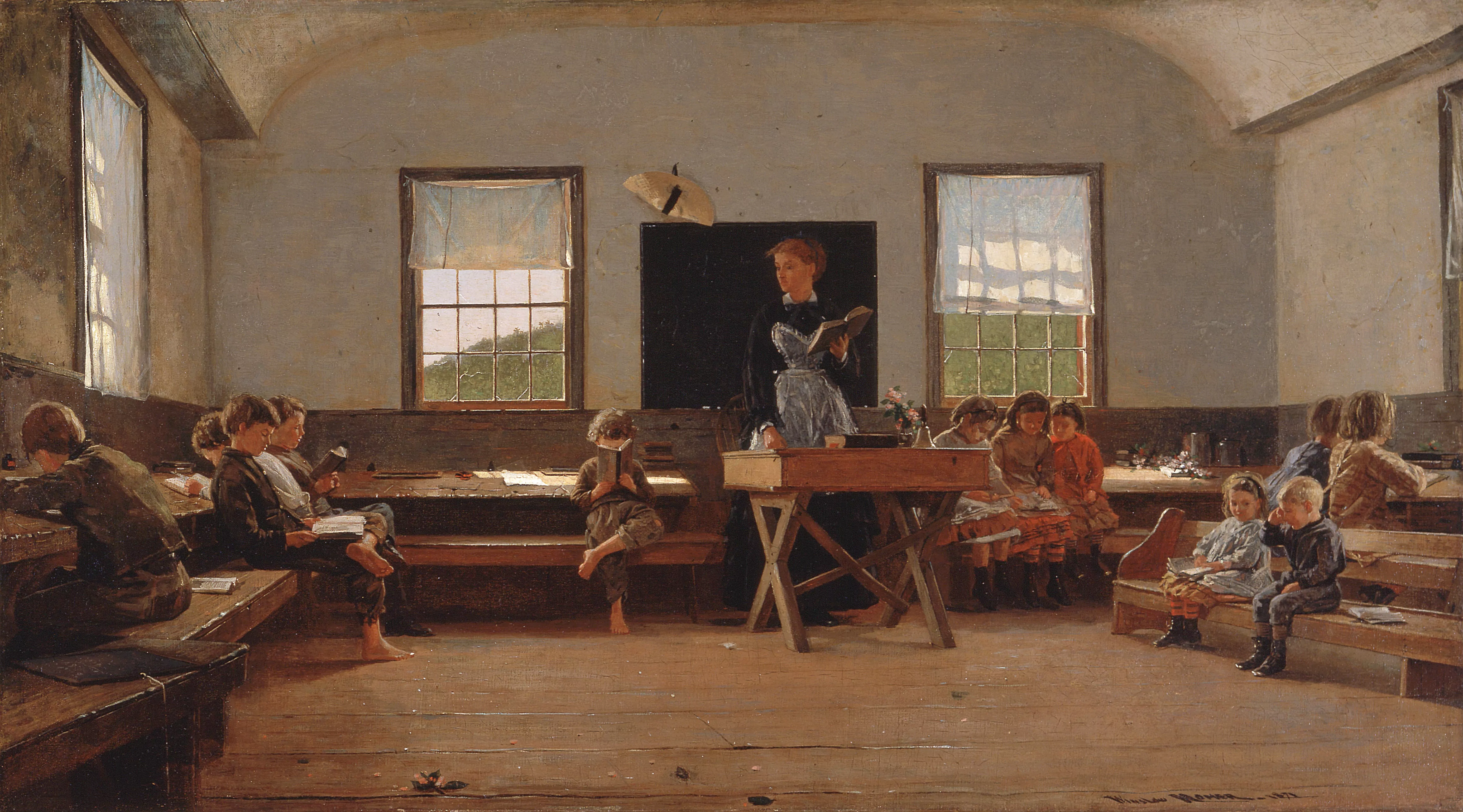 The Country School, Winslow Homer
