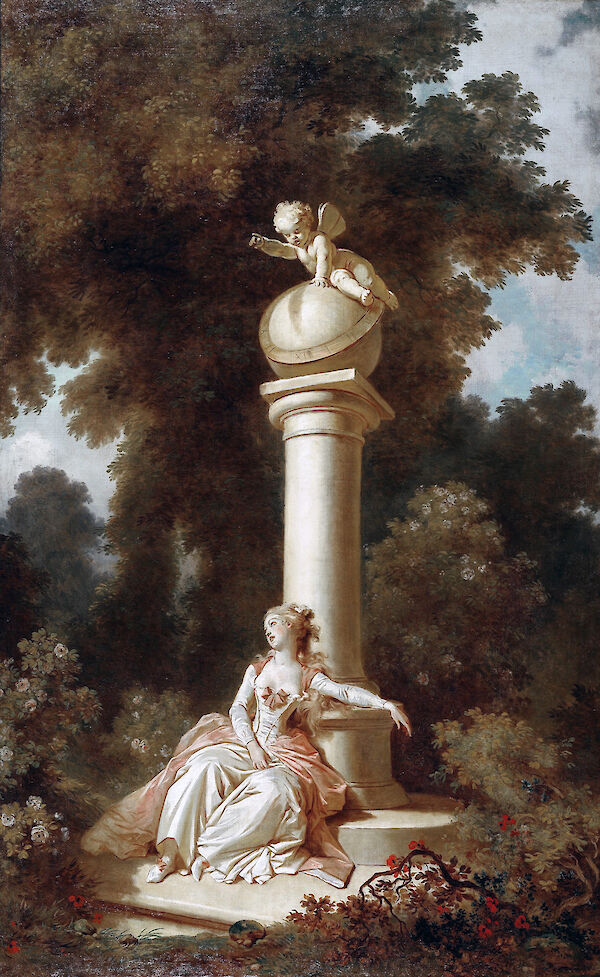 The Progress Of Love Love Letters By Jean Honore Fragonard