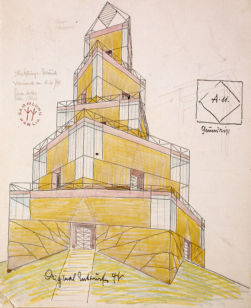 Design for an Exhibition Building, Wenzel Hablik