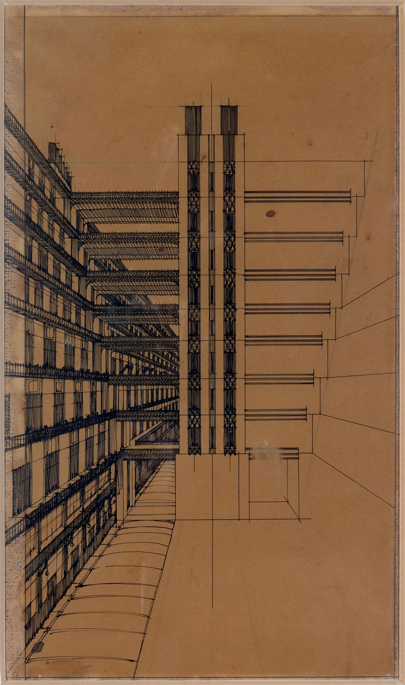 The New City — House Staircasing, Antonio Sant'Elia