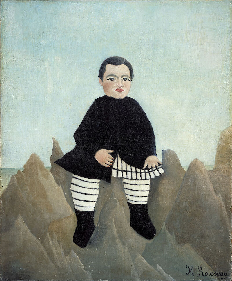 Boy on the Rocks, Henri Rousseau
