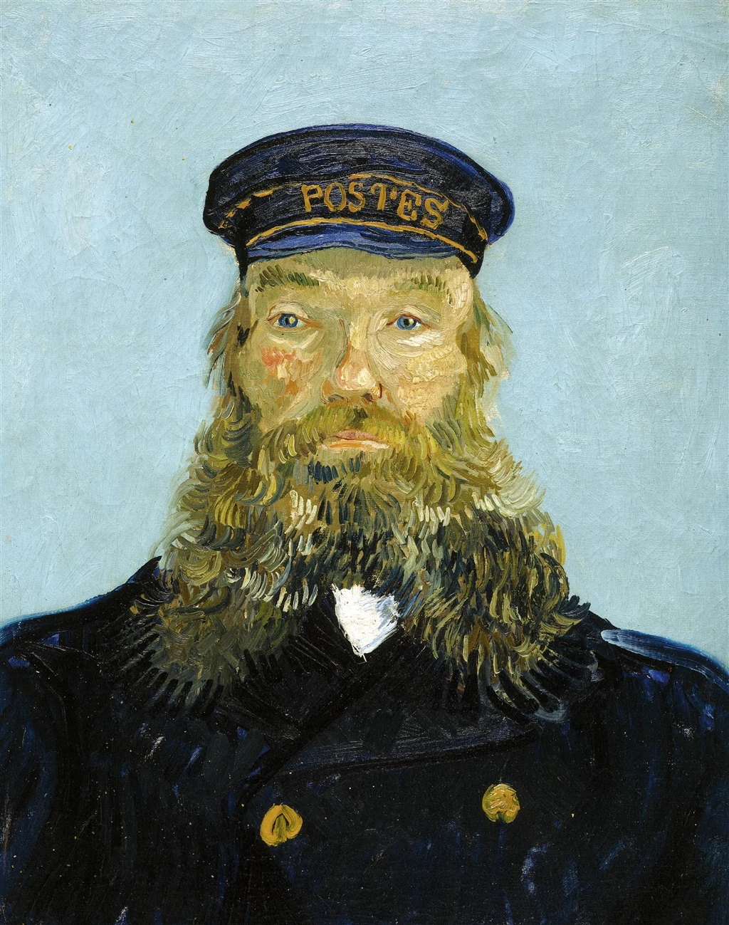 Portrait of the Postman Joseph Roulin, Vincent Van Gogh