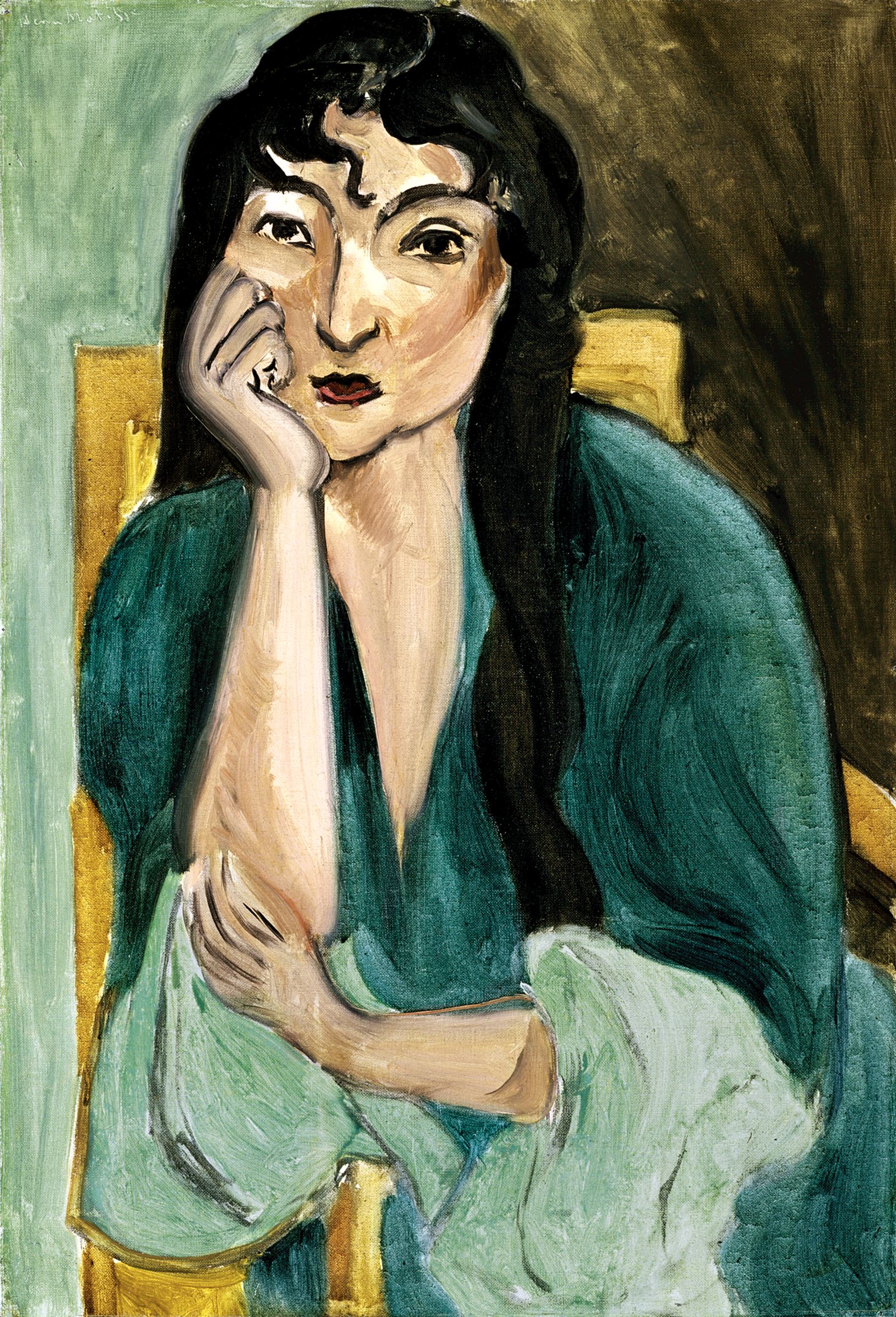 Bloeden verzekering Lil Meditation — Portrait of Laurette by Henri Matisse