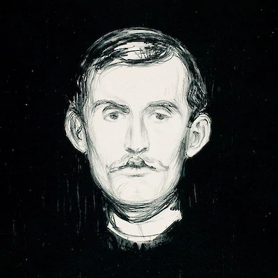 Portrait of Edvard Munch