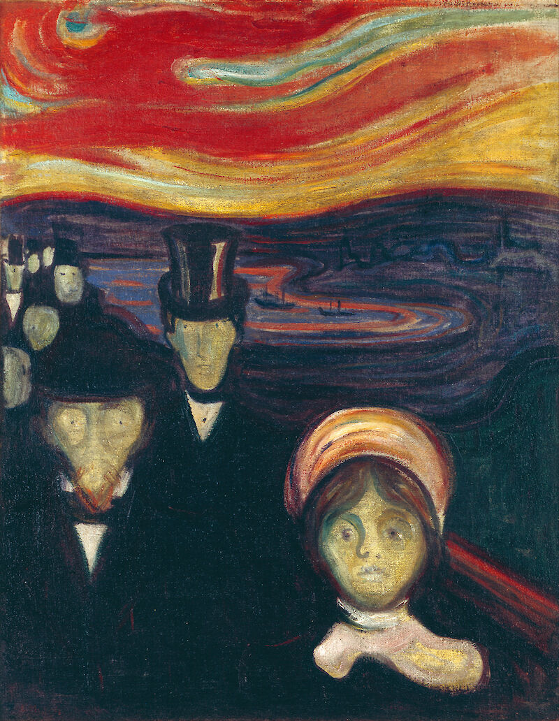 Anxiety, Edvard Munch