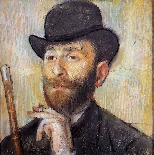 Resultado de imagen de Edgar Degás self-portrait