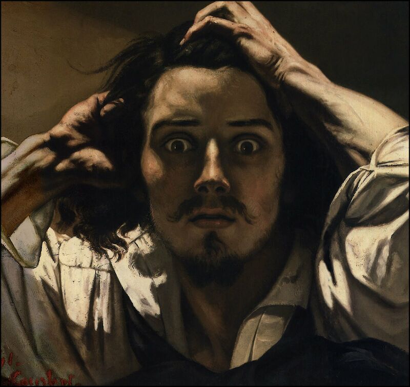 The Desperate Man, Gustave Courbet