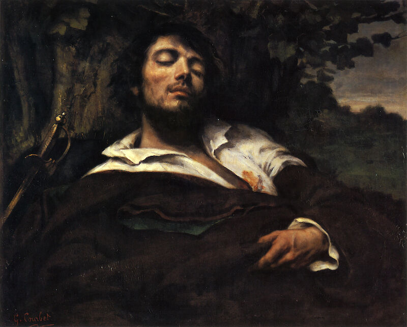 The Wounded Man, Gustave Courbet