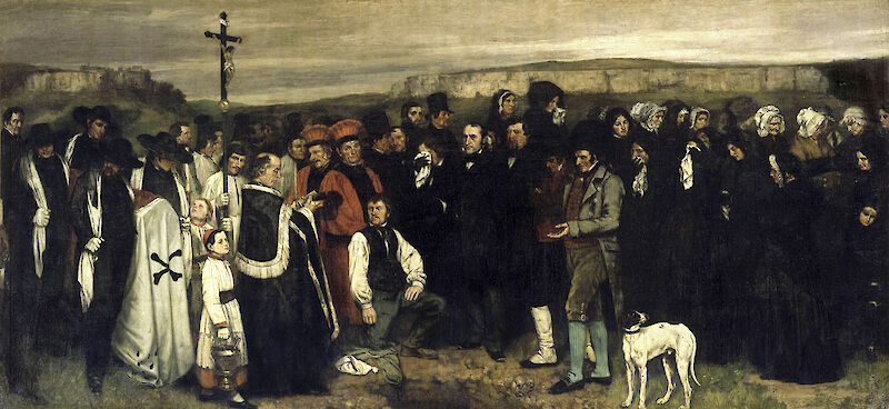 The Burial at Ornans, Gustave Courbet