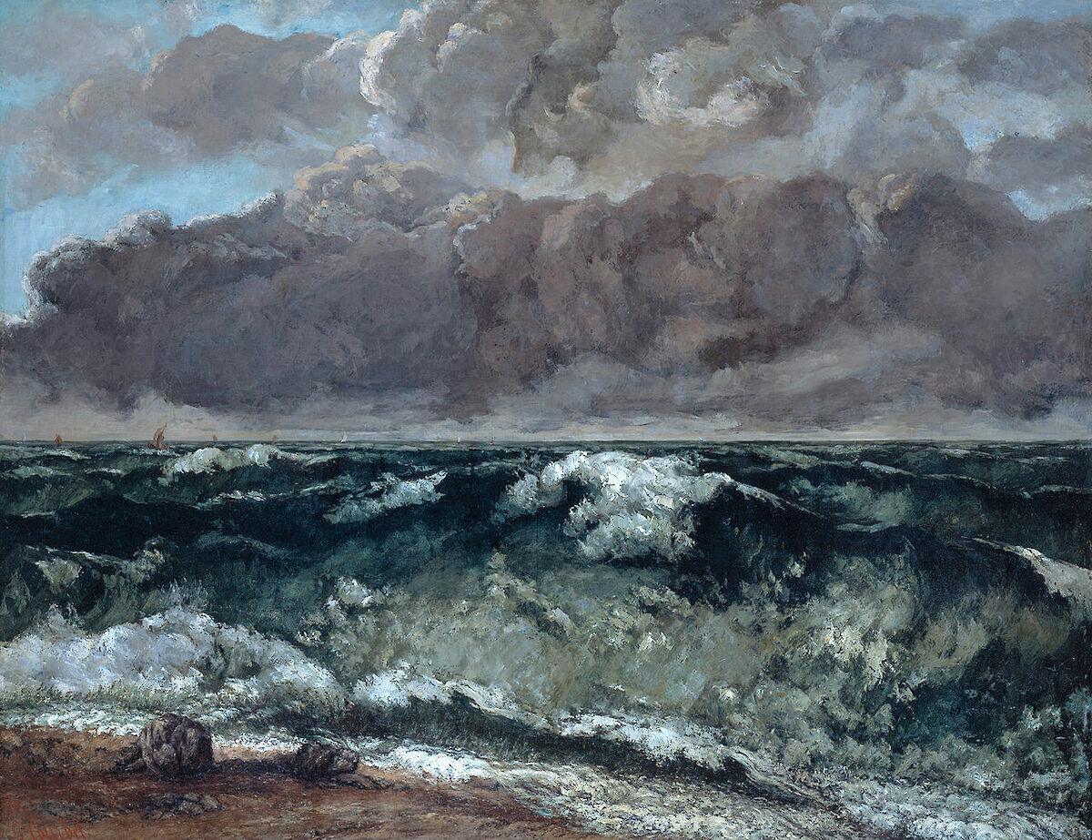 The Wave by Gustave Courbet Obelisk Art History