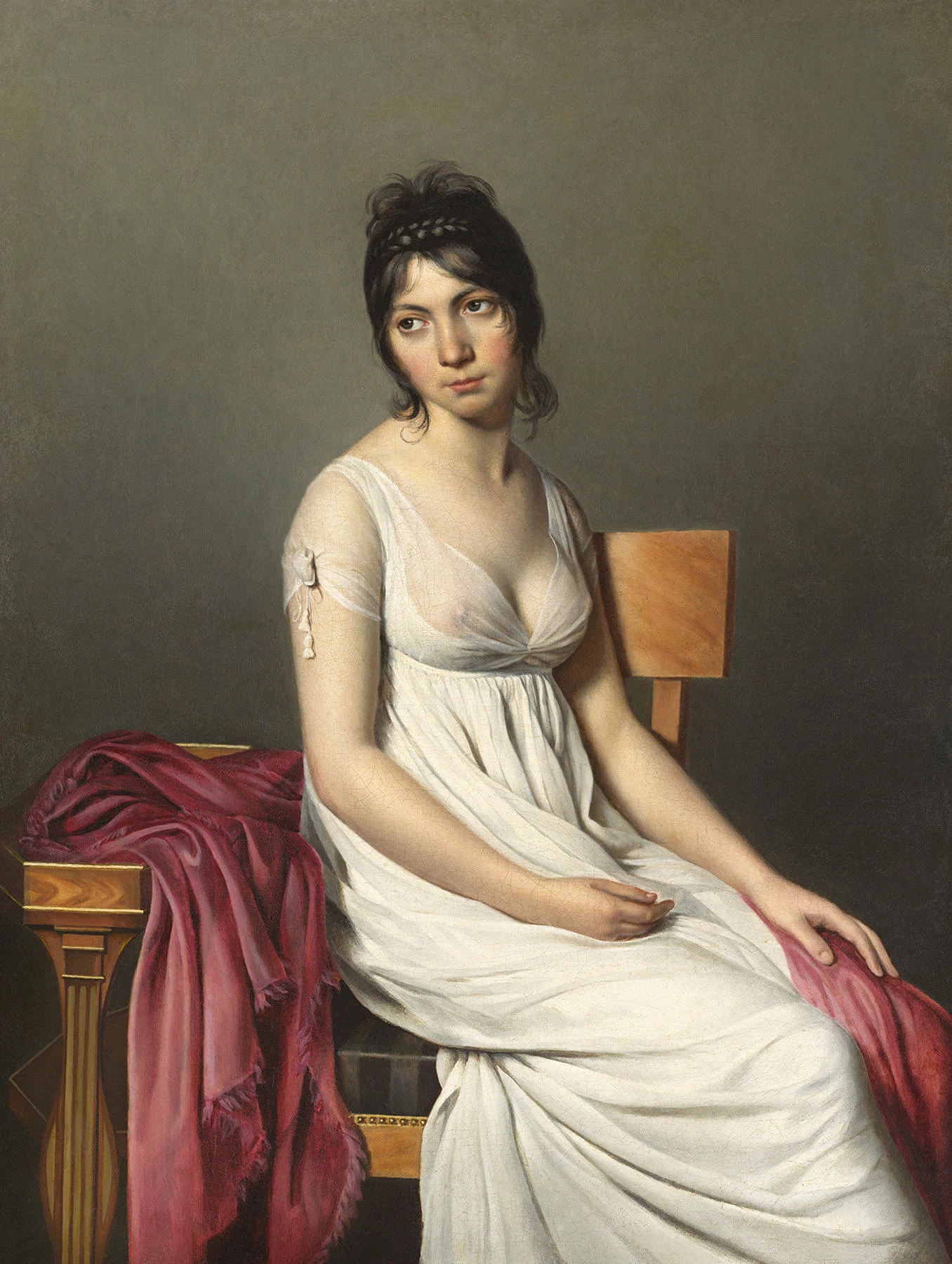 Portrait of a Young Woman in White, Jacques-Louis David