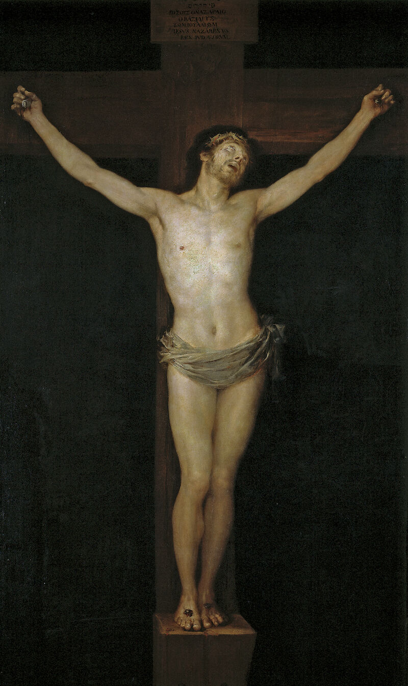 Christ on the Cross scale comparison