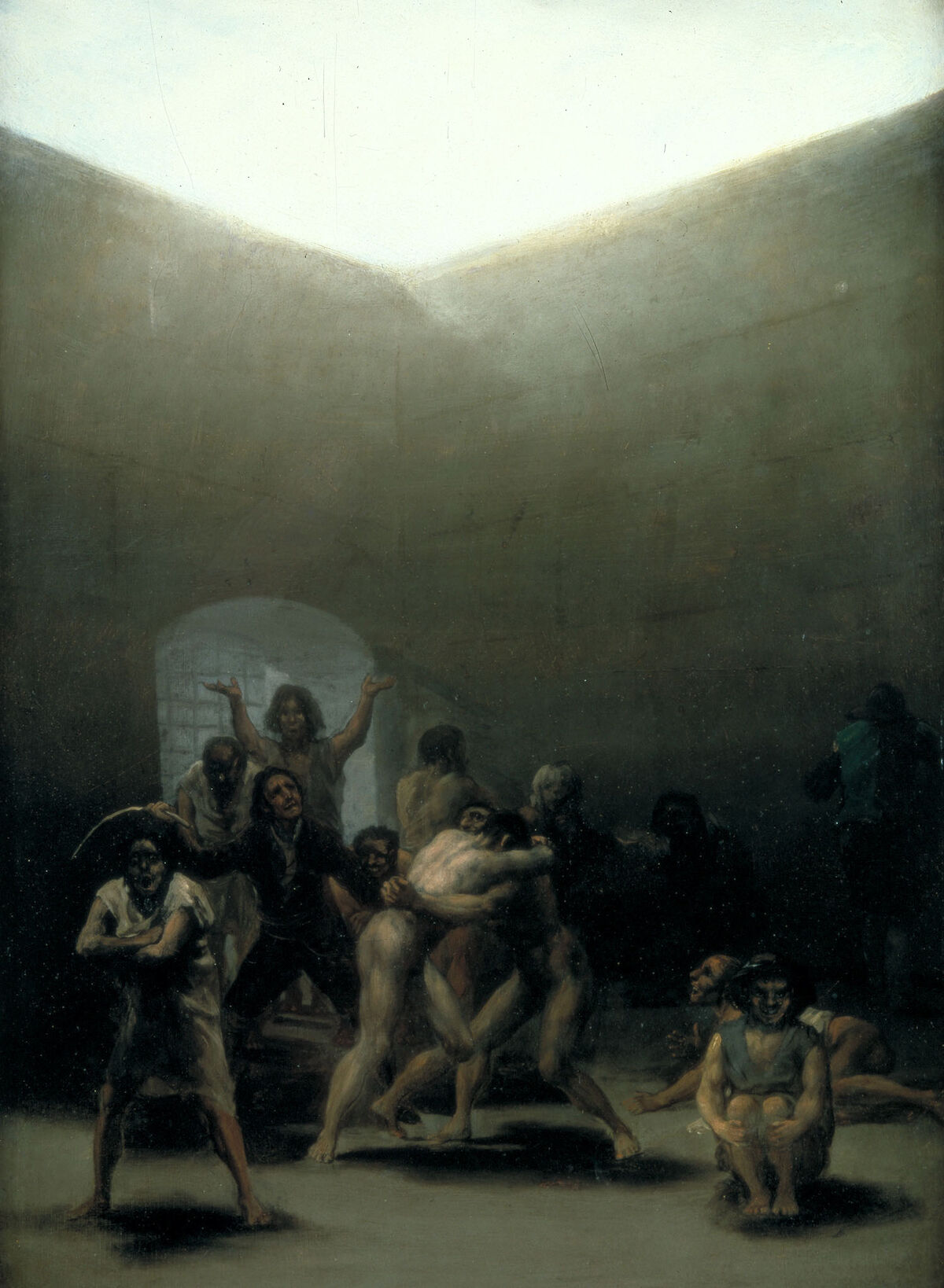 Yard with Lunatics by Francisco de Goya y Lucientes
