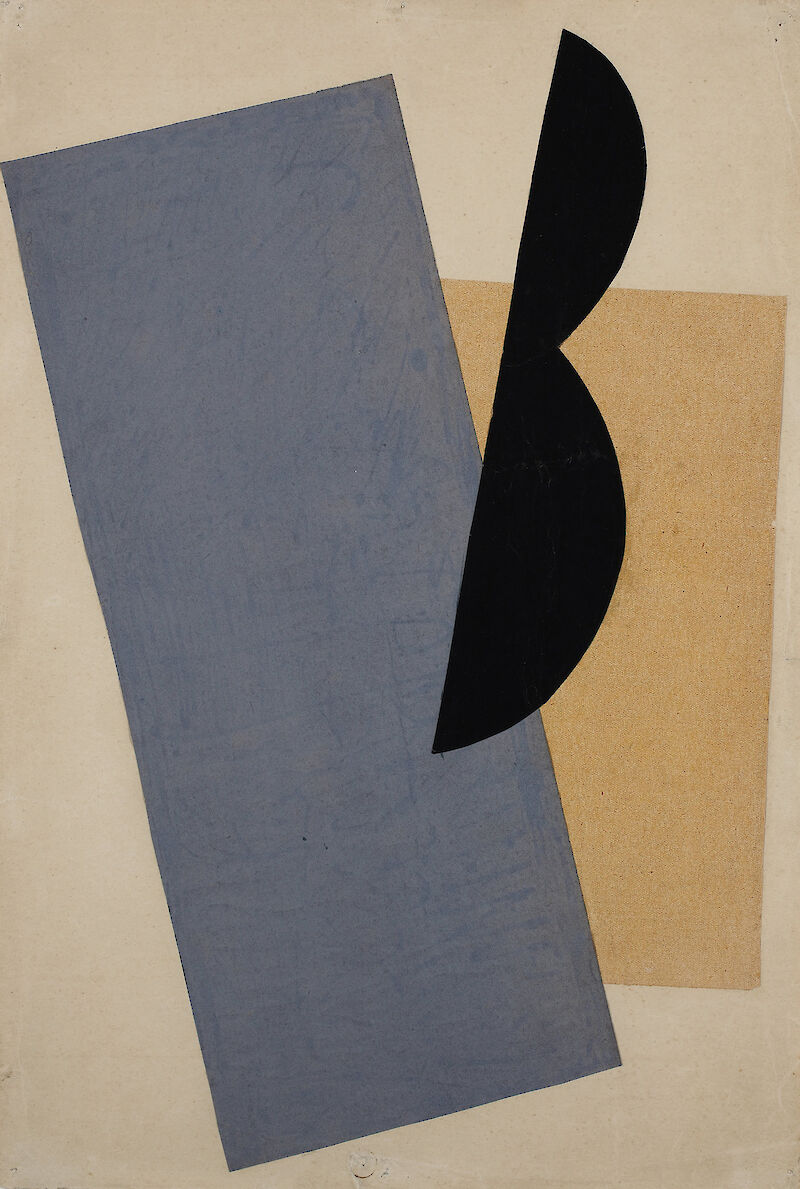 Composition in Blue Yellow and Black, Liubov Popova