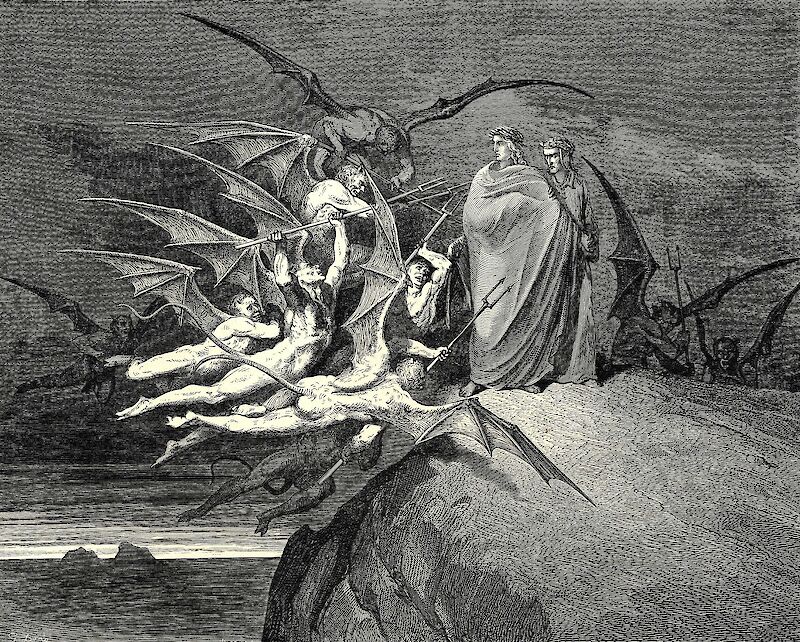 The Inferno, Canto 21, Gustave Doré