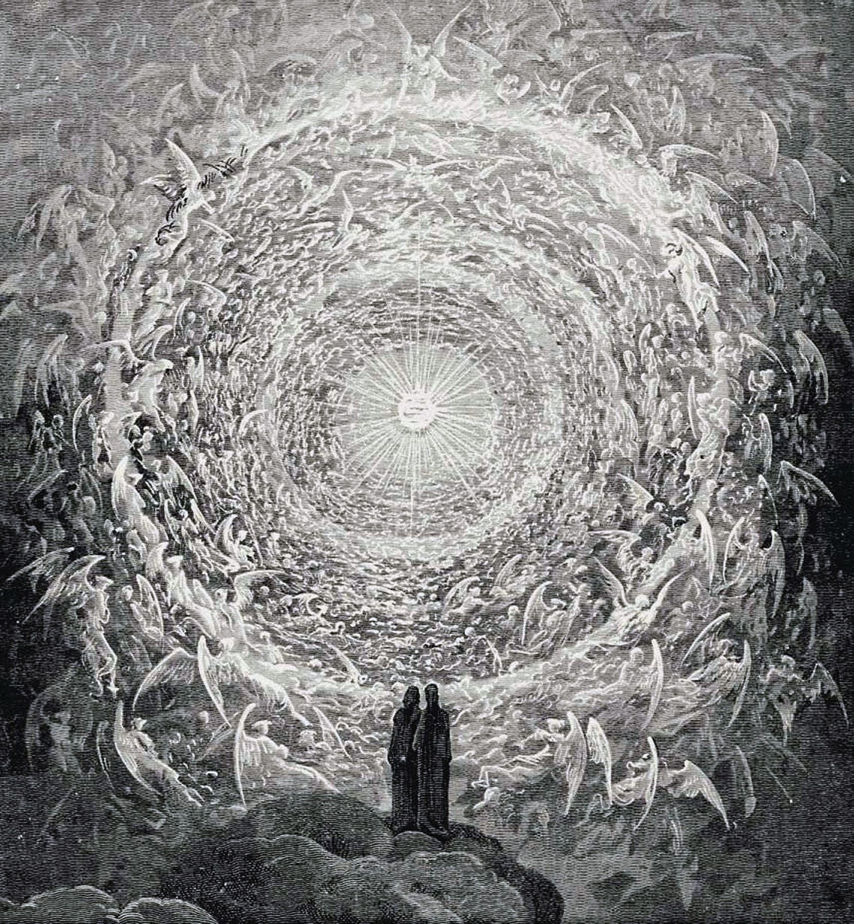 Paradiso, Canto 34 by Gustave Doré