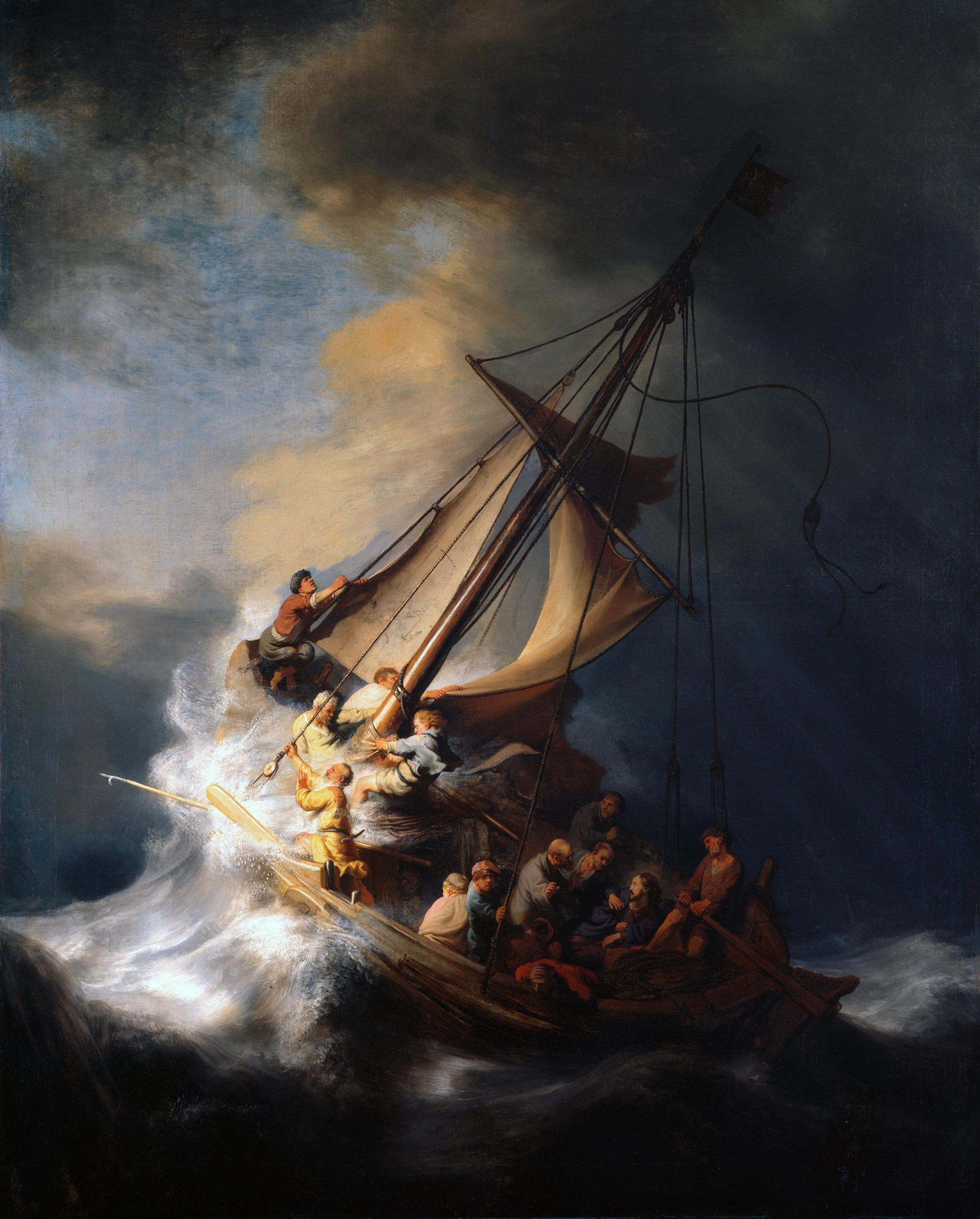 Christ in the Storm on the Sea of Galilee, Rembrandt van Rijn