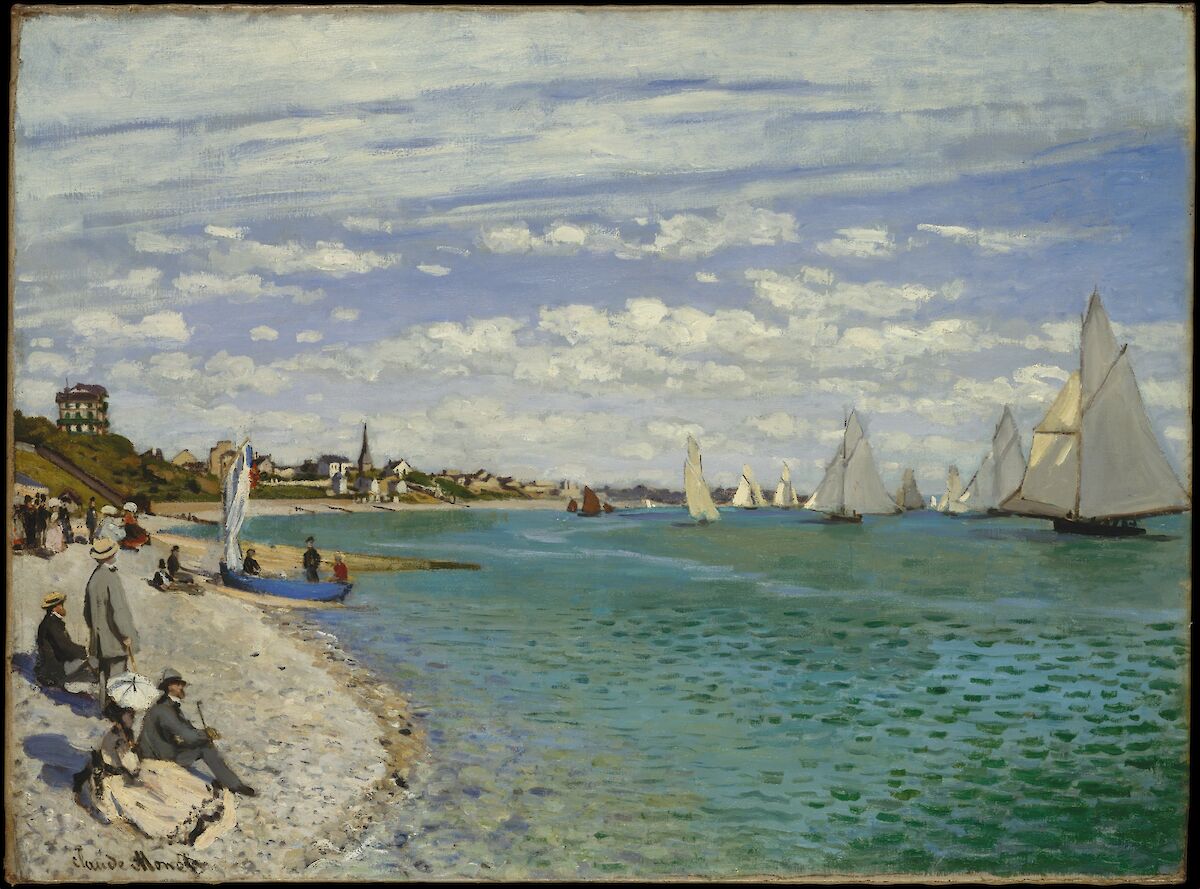 Regatta at Sainte-Adresse by Claude Monet | Obelisk Art History