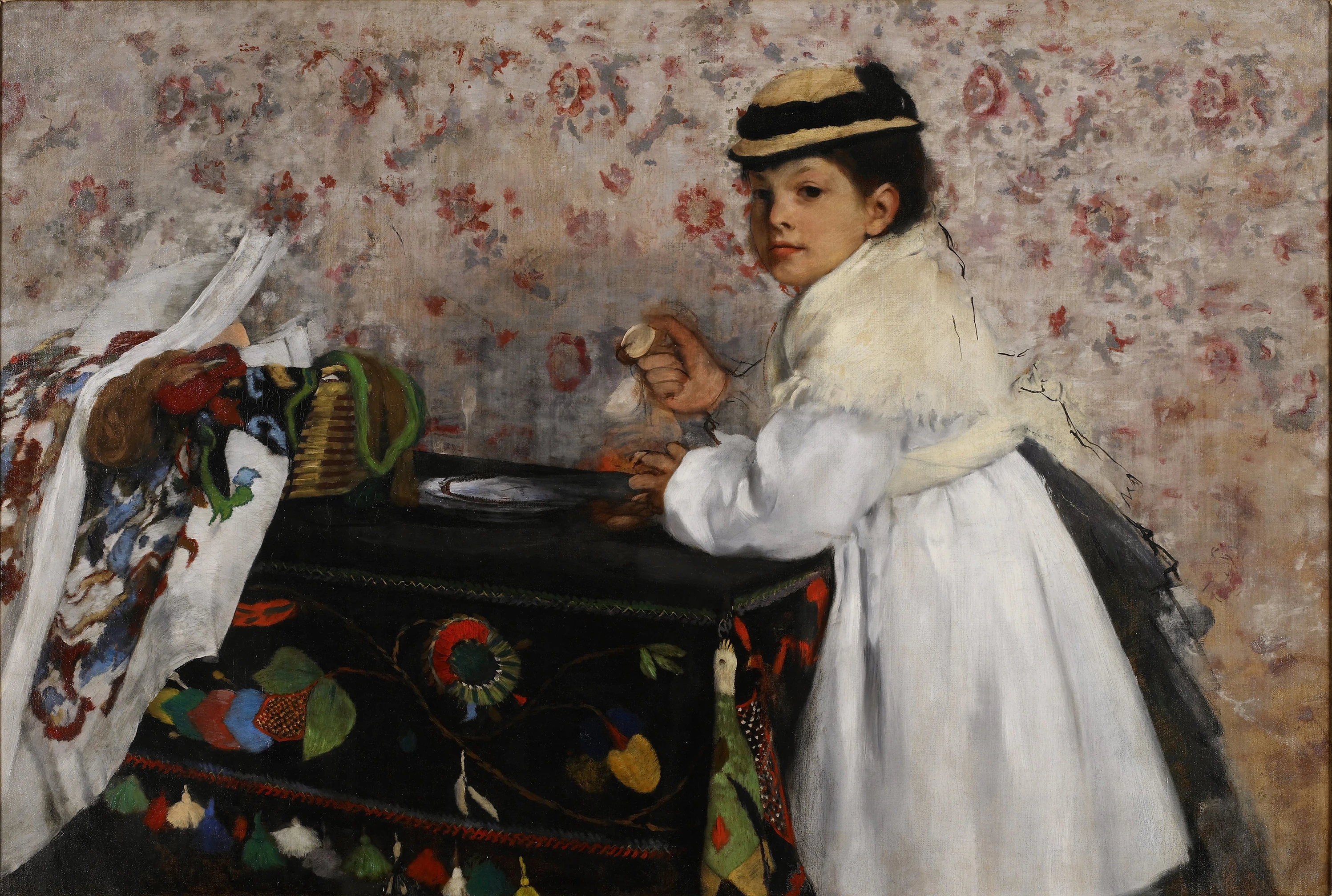 Portrait of Mlle. Hortense Valpinçon, Edgar Degas