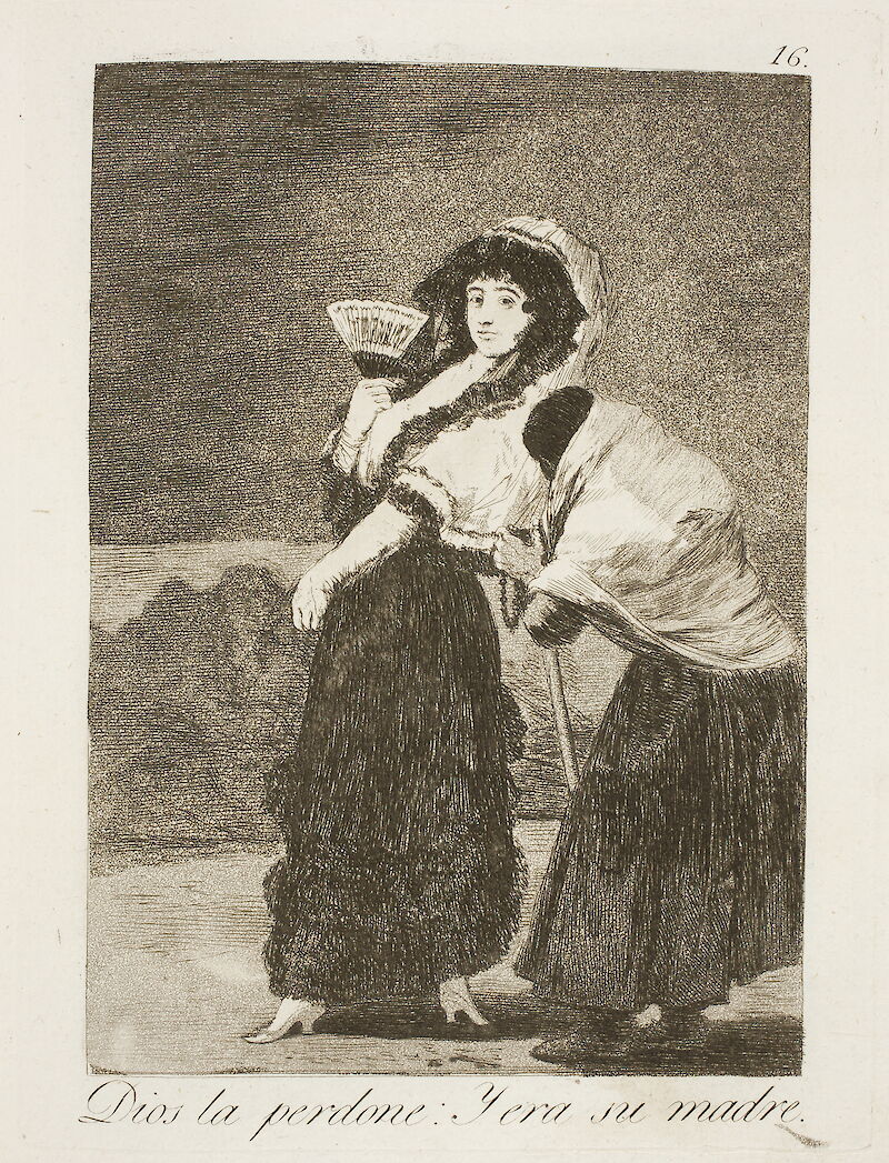 God Forgive Her, It Was Her Mother, Francisco de Goya y Lucientes