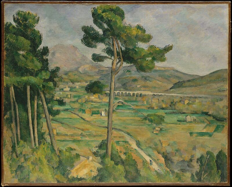 Mont Sainte–Victoire and the Viaduct of the Arc River Valley, Paul Cézanne