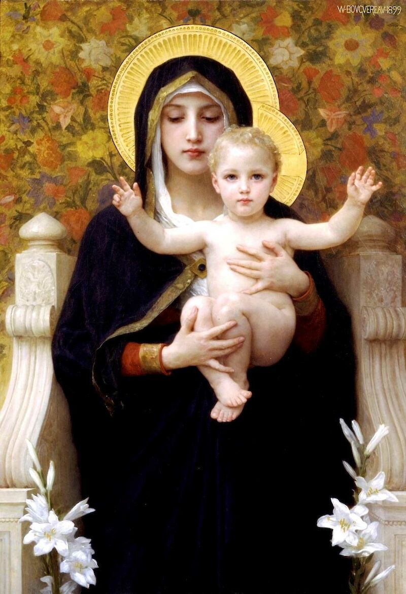 The Madonna of the Lilies, William-Adolphe Bouguereau