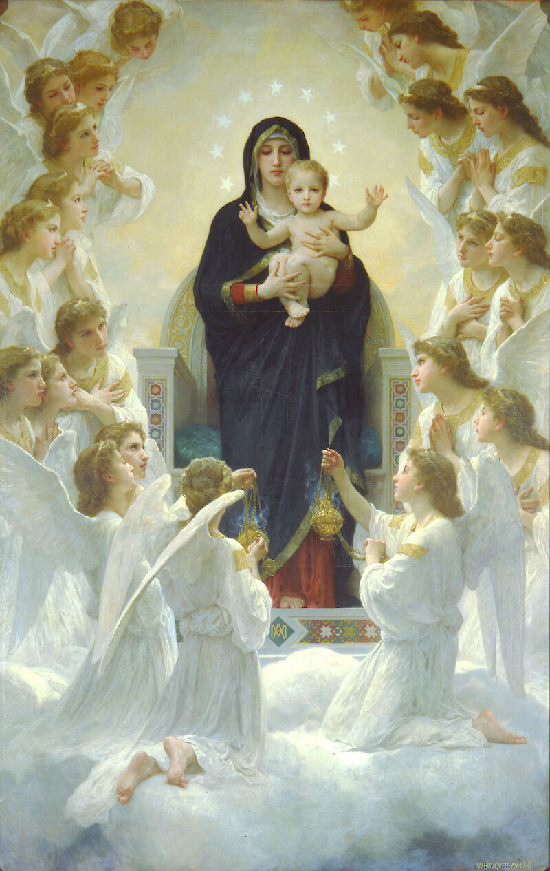 The Virgin With Angels scale comparison