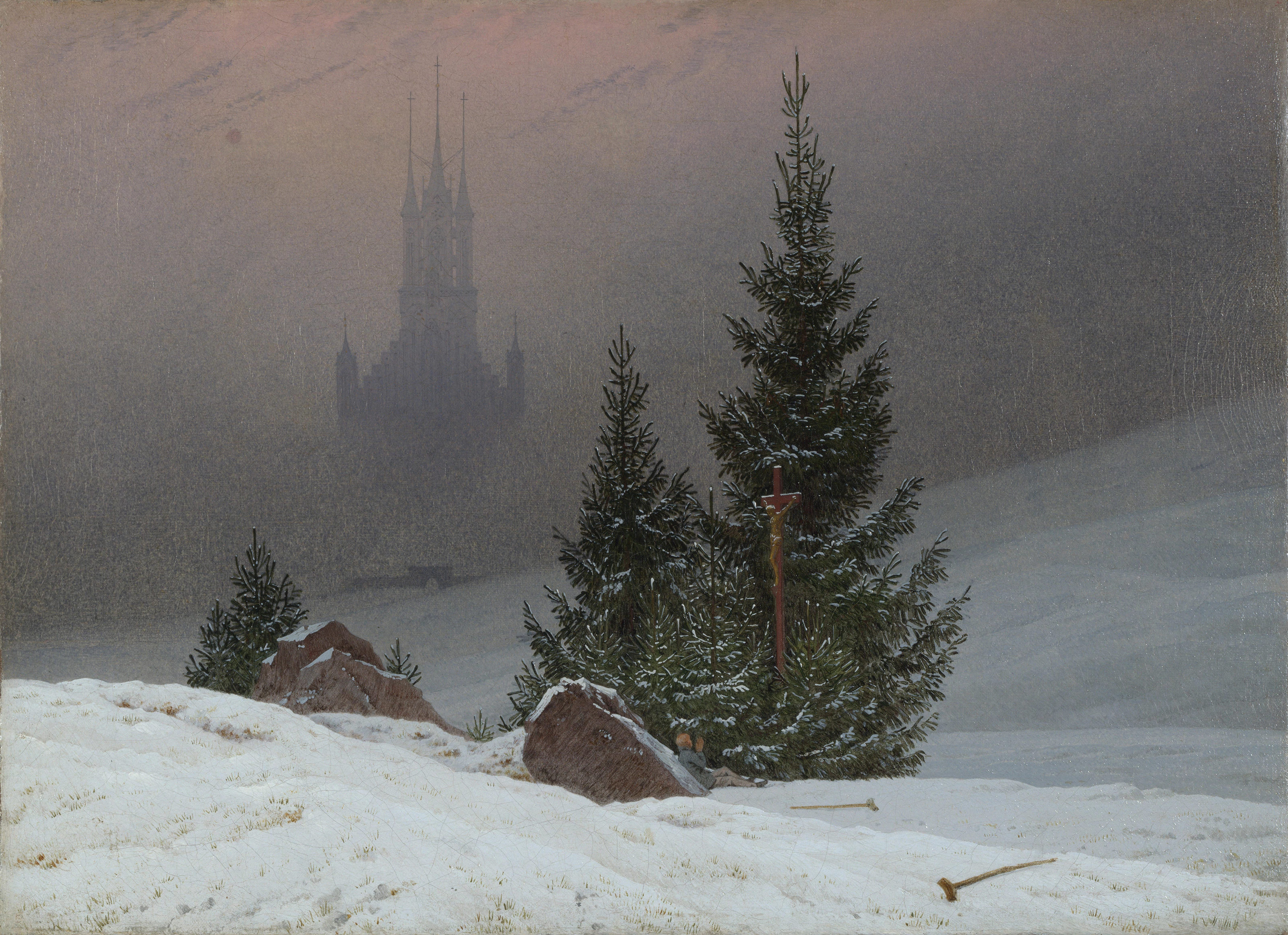 Winter Landscape, Caspar David Friedrich