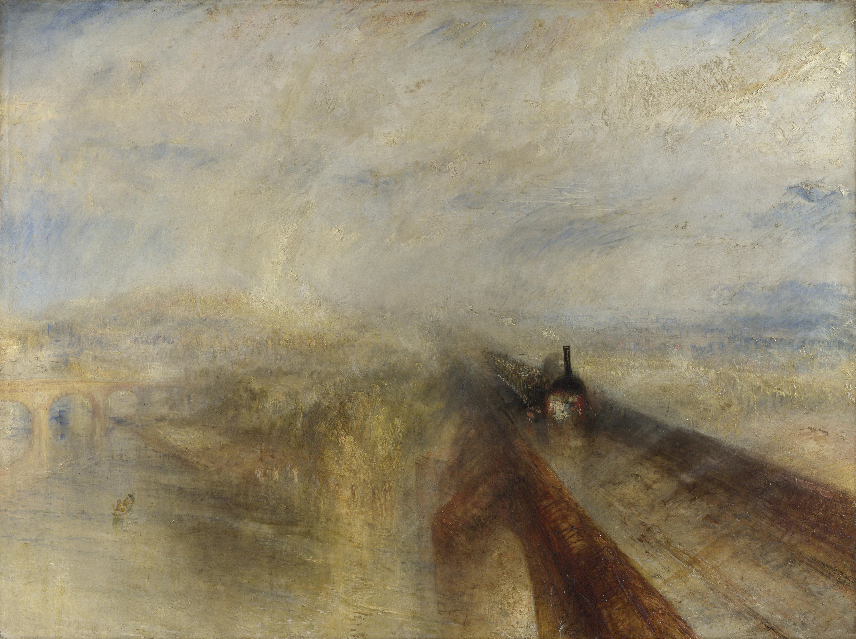 Rain, Steam, and Speed - The Great Western Railway, Joseph Mallord William Turner