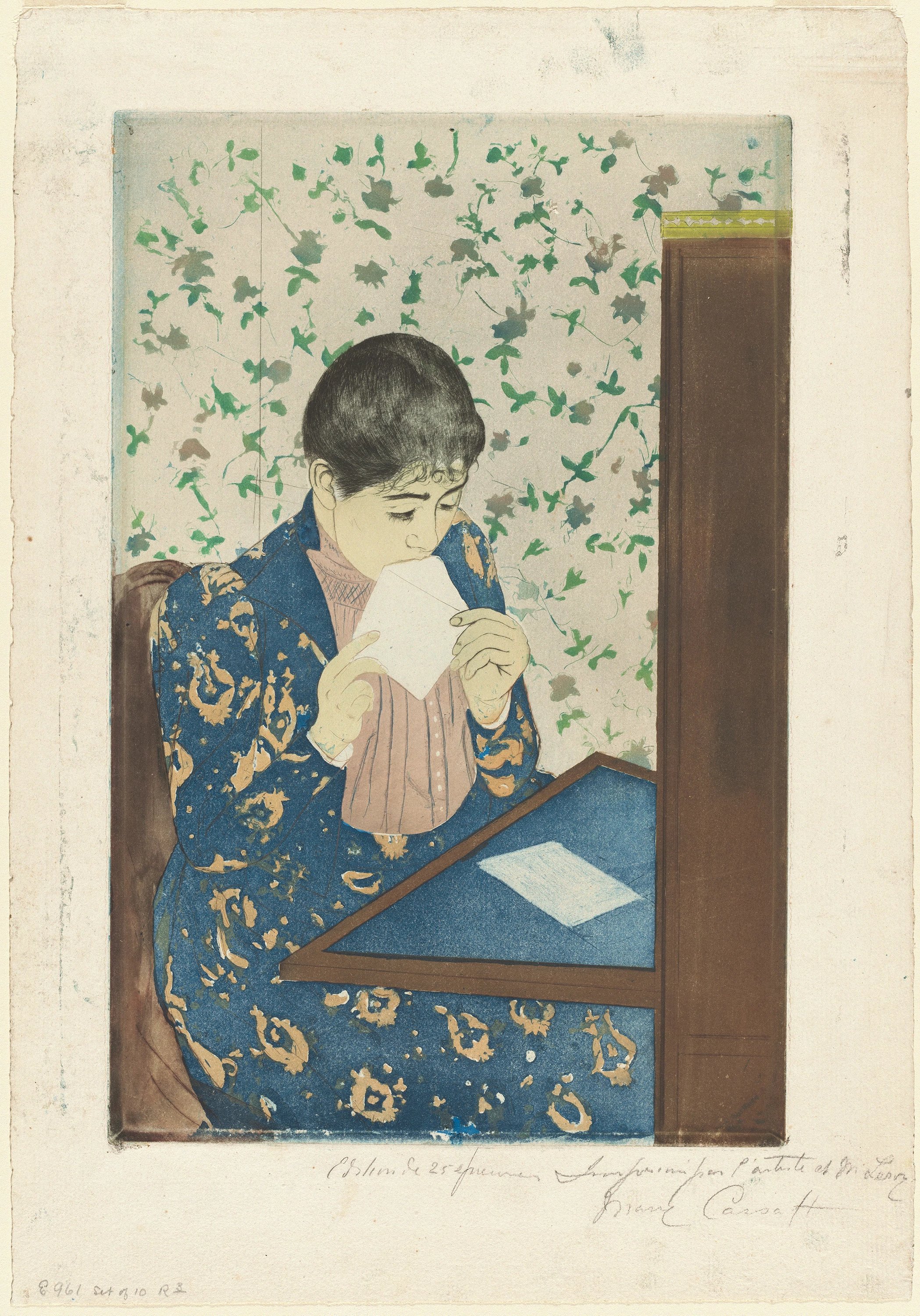 The Letter, Mary Cassatt