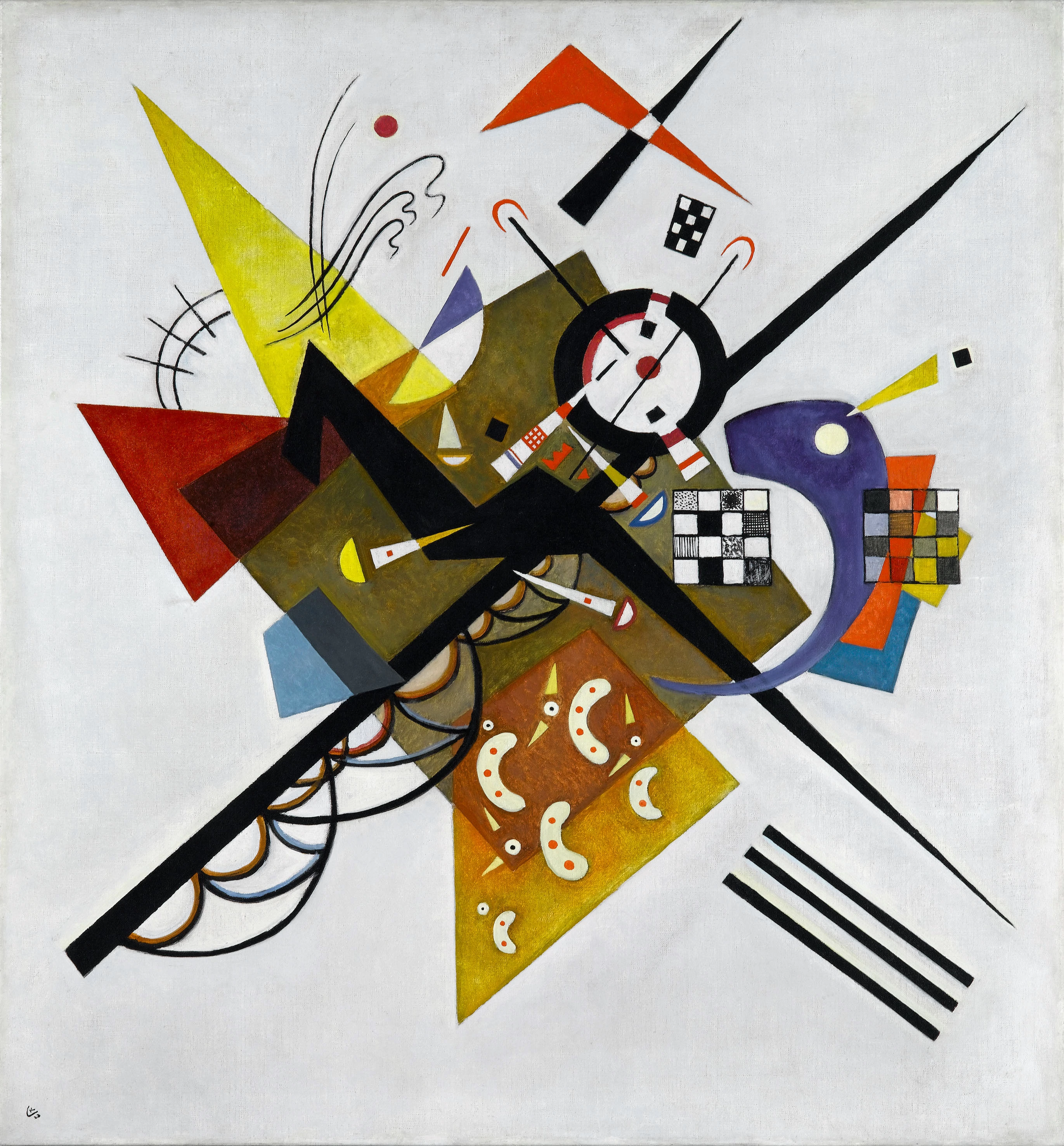 On White II, Wassily Kandinsky