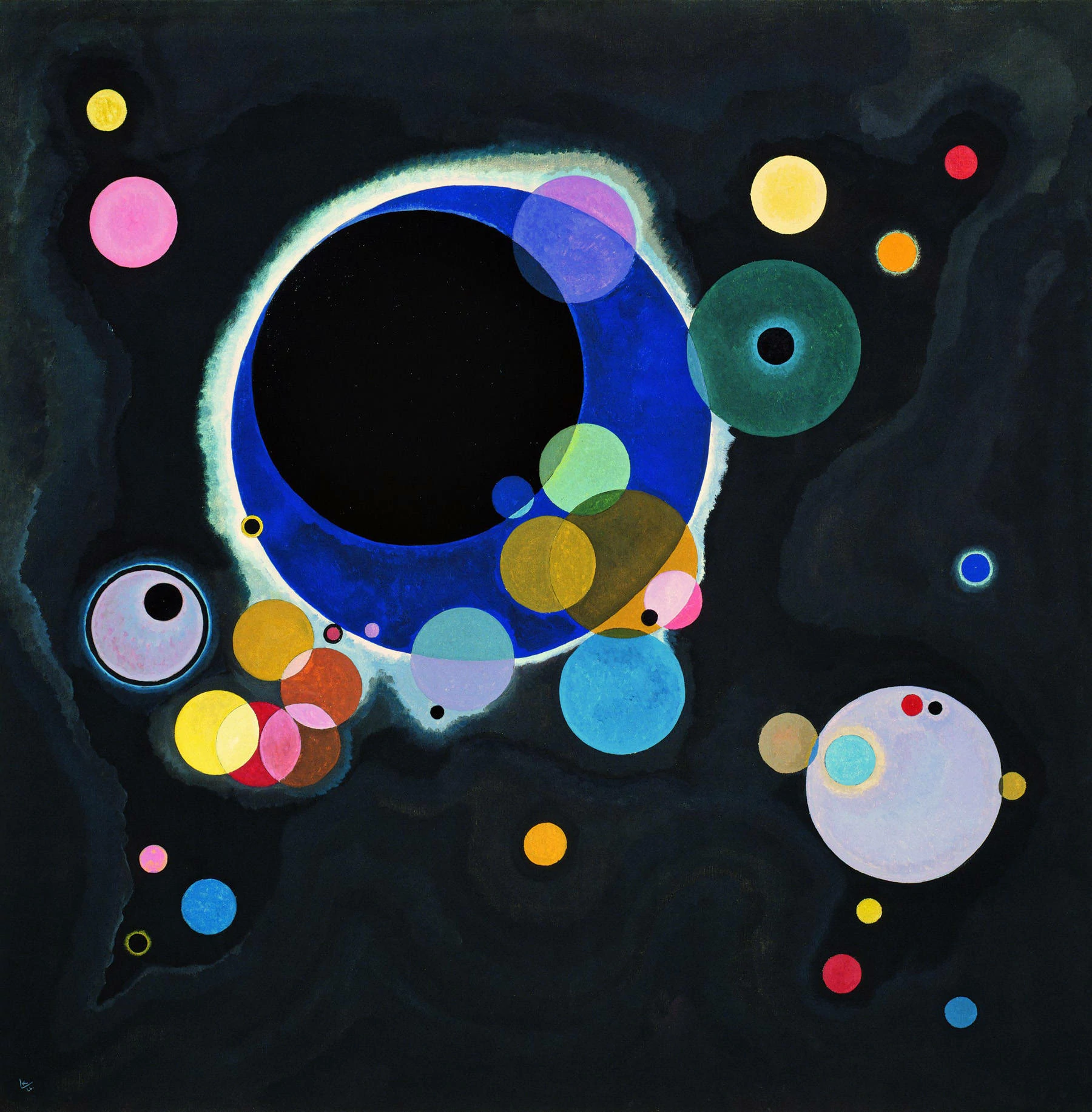 Several Circles, Wassily Kandinsky