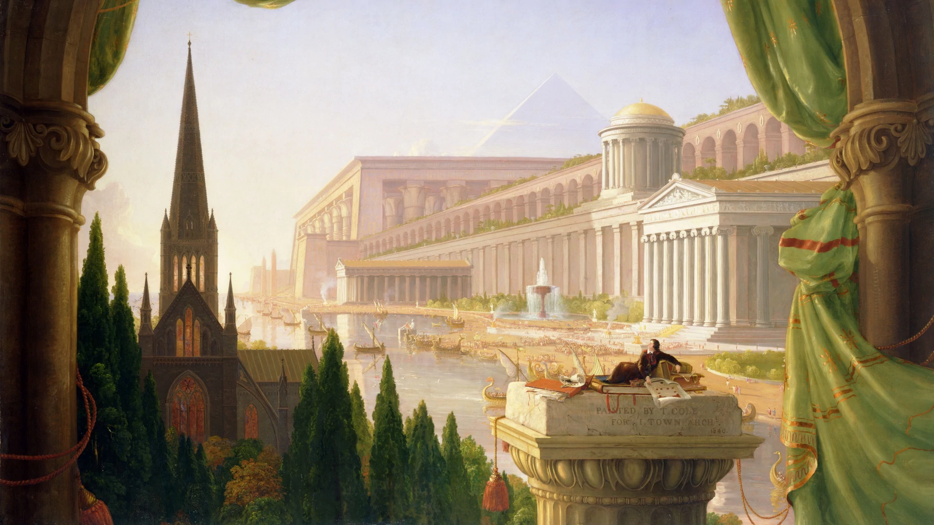 The Dream of the Architect, Thomas Cole