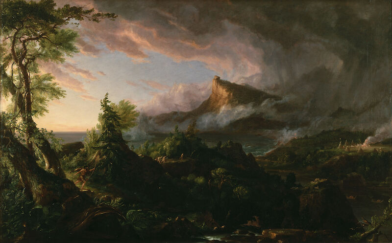 The Course of Empire 1: The Savage State, Thomas Cole