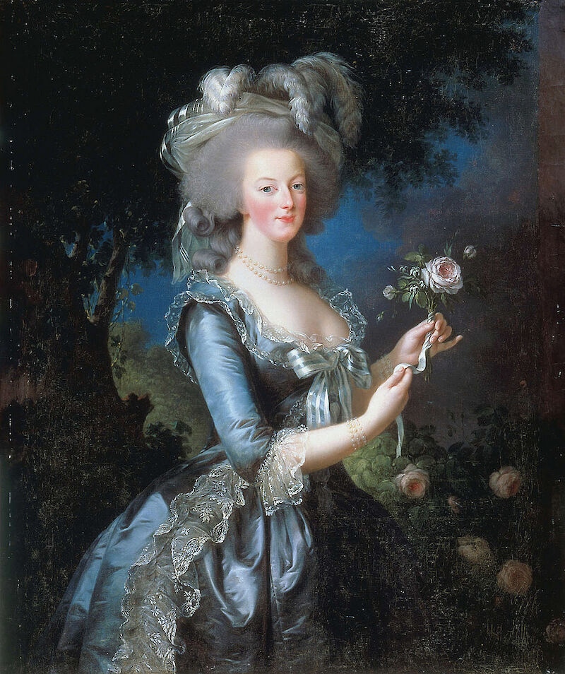 Marie-Antoinette with the Rose scale comparison