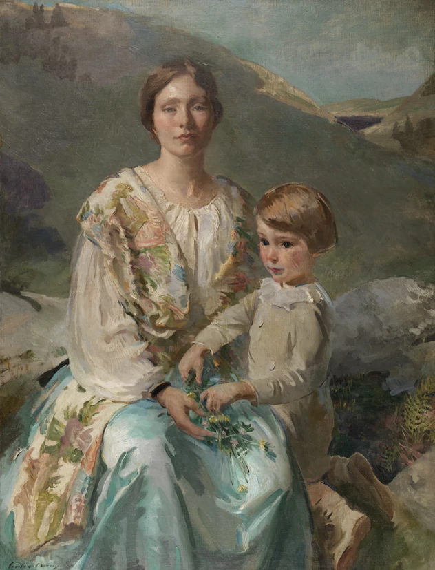 Mrs. James Blathwaite Drinker and Her Son, Cecilia Beaux
