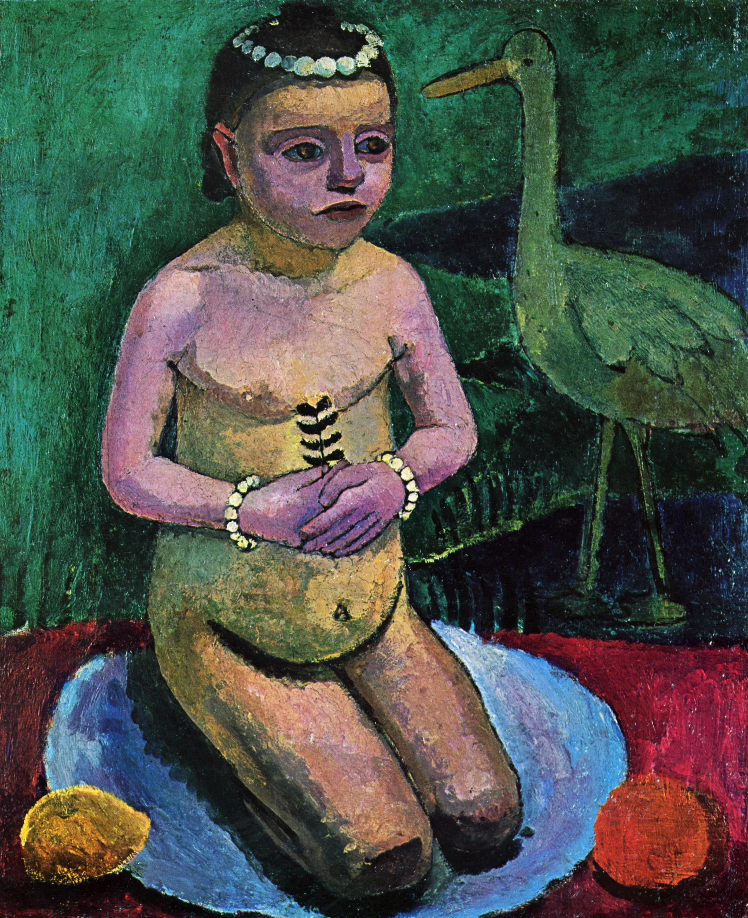 Child with Crane, Paula Modersohn-Becker