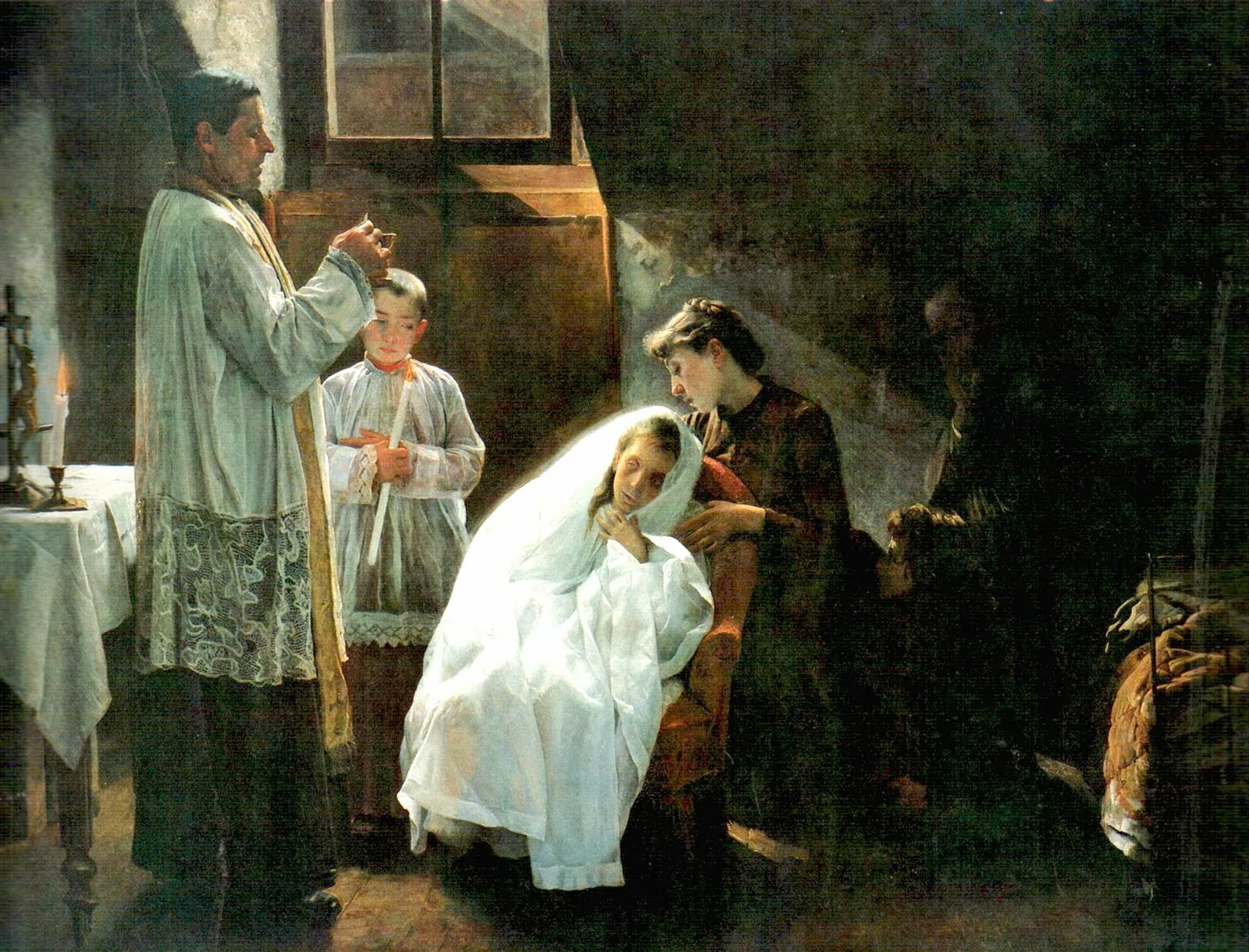 The First and Last Communion, Cristóbal Rojas Poleo