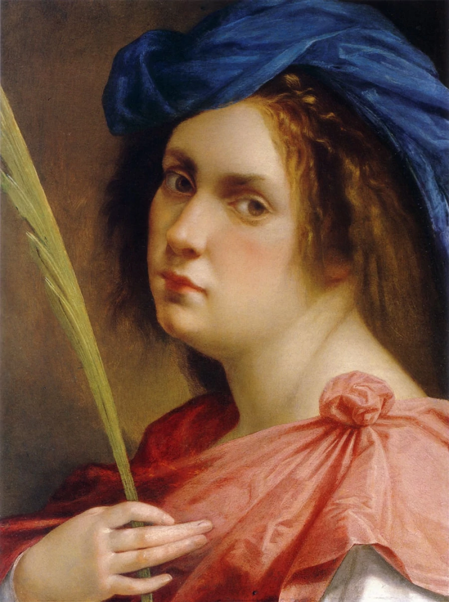 Self-portrait as a Female Martyr, Artemisia Gentileschi