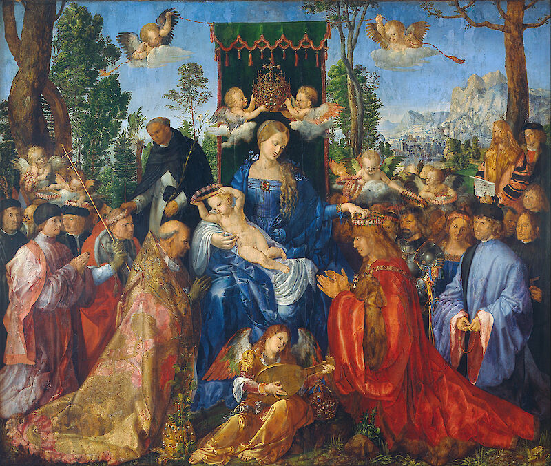 Feast of Rose Garlands, Albrecht Dürer