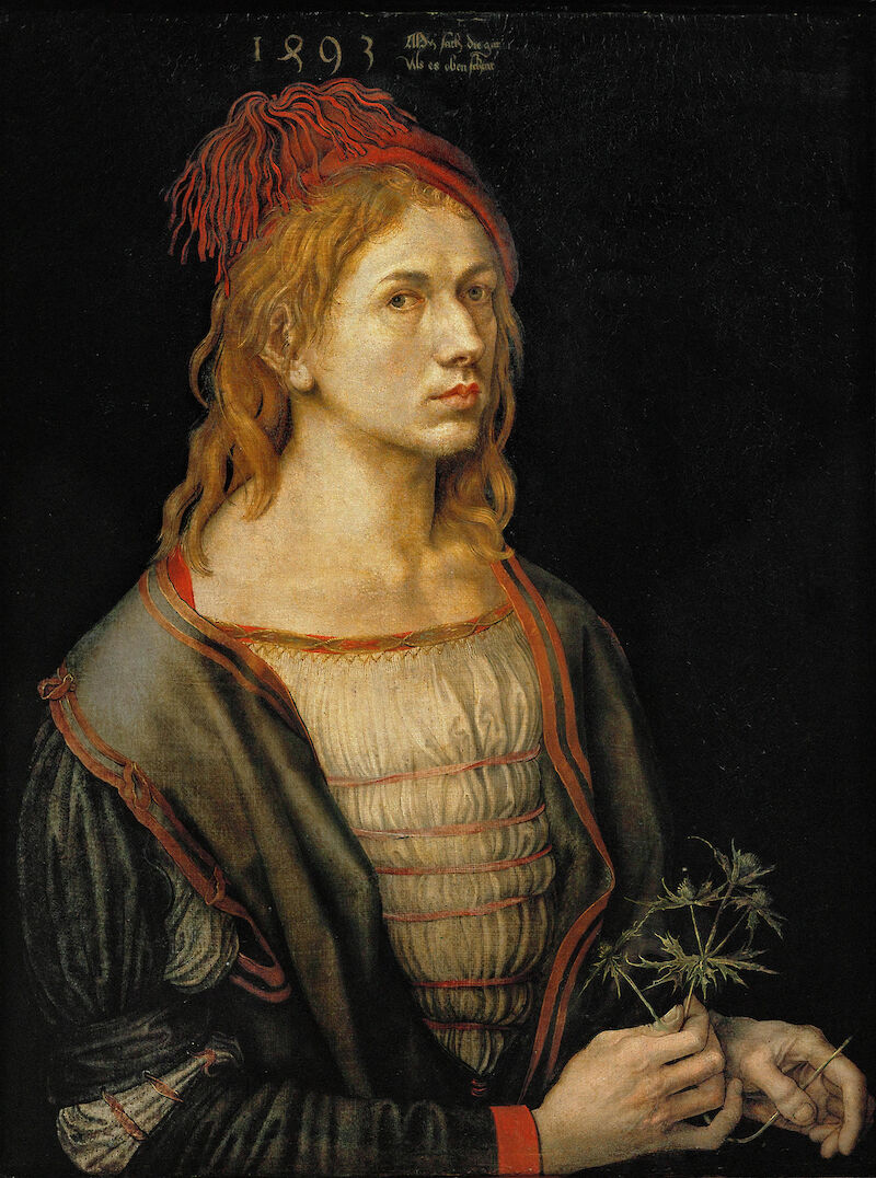 Self-portrait at age 22, Albrecht Dürer
