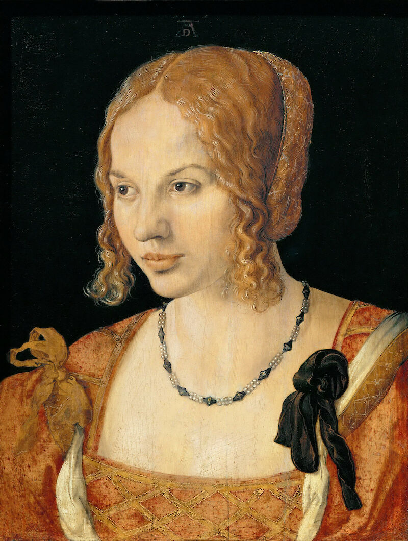 Portrait of a Young Venetian Woman scale comparison