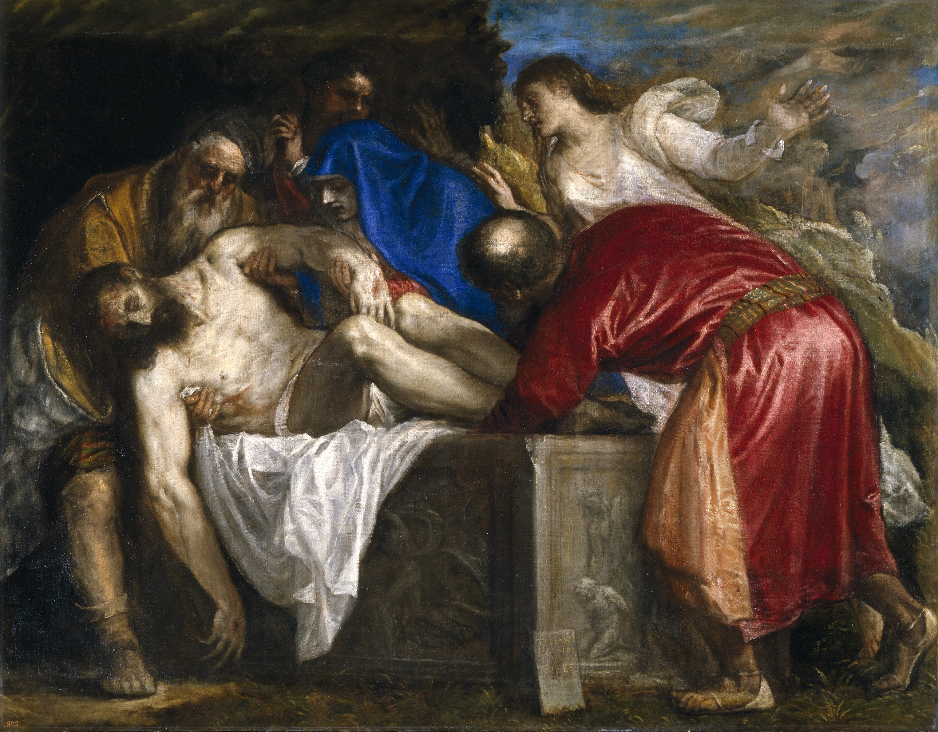 The Burial of Christ - 1559, Titian