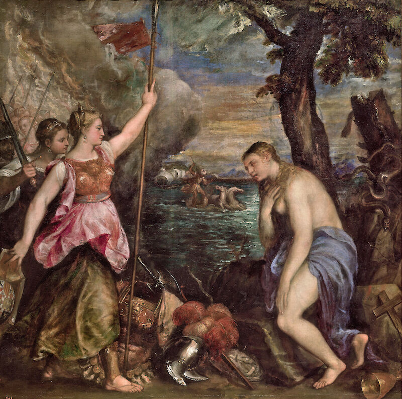 Spain Succouring Religion, Titian