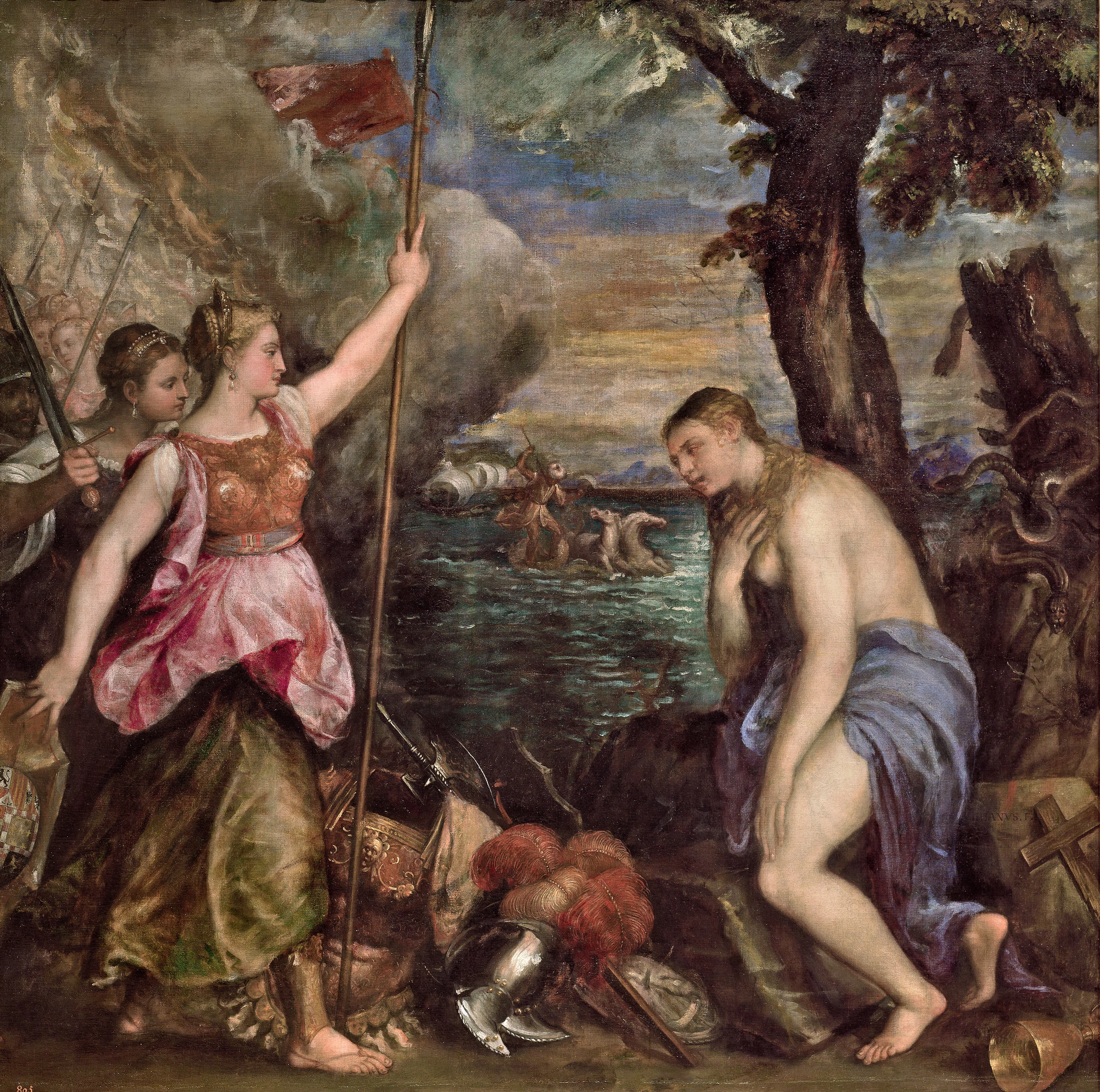 Spain Succouring Religion, Titian