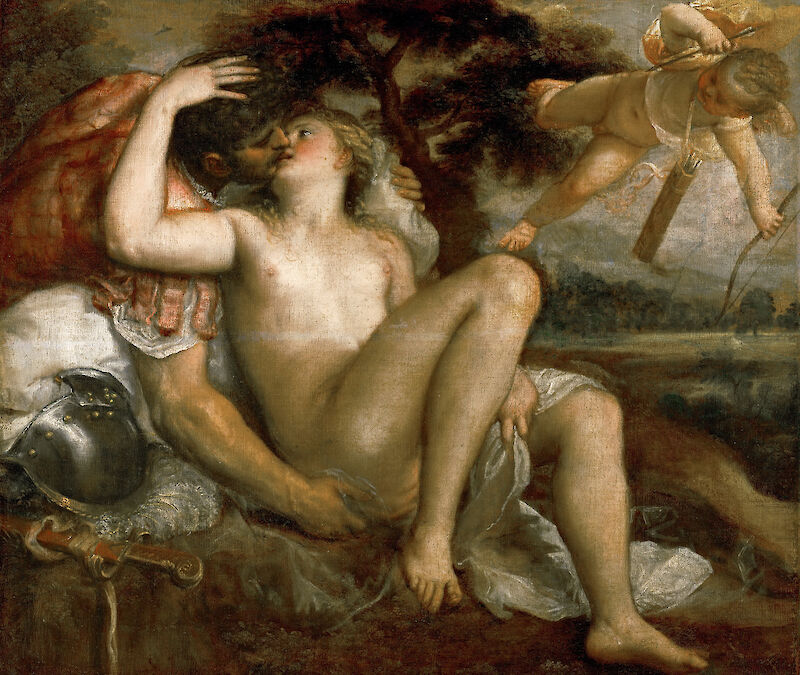 Mars, Venus and Amor, Titian