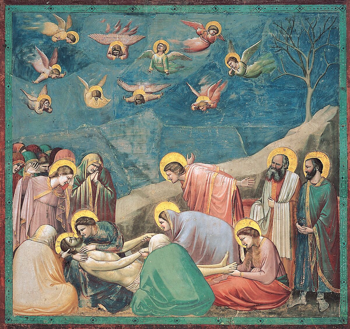 Giotto di Bondone - The Mourning of Christ, 1306 | Trivium Art History