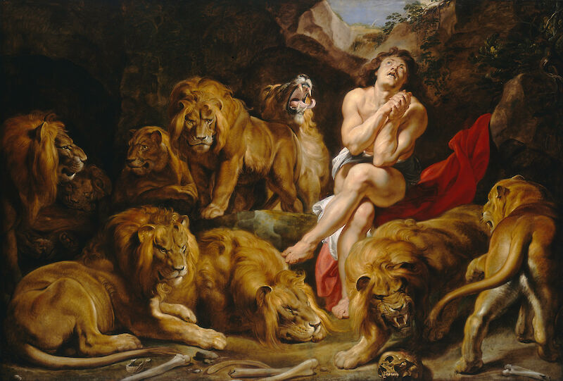 Daniel in the Lions' Den scale comparison